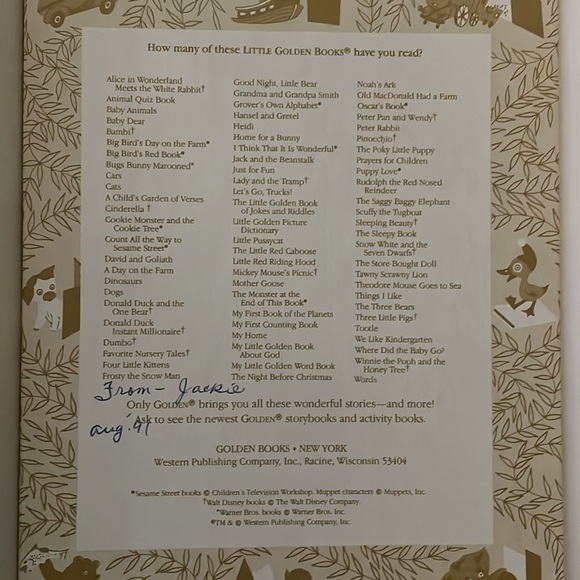 Sesame Street Litte Golden Books - Picture 4 of 7